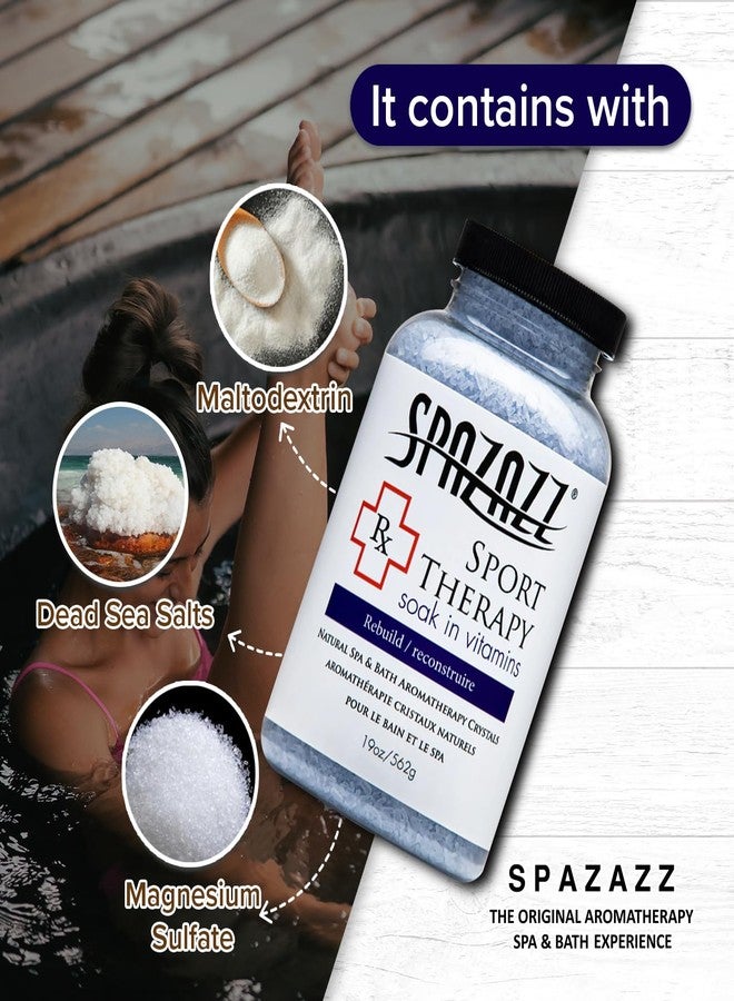 Spazazz SPZ-607 RX Sport Therapy Rebuild Crystals Container, 19 oz - Image 5
