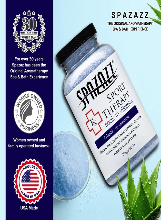 Spazazz SPZ-607 RX Sport Therapy Rebuild Crystals Container, 19 oz - Image 3