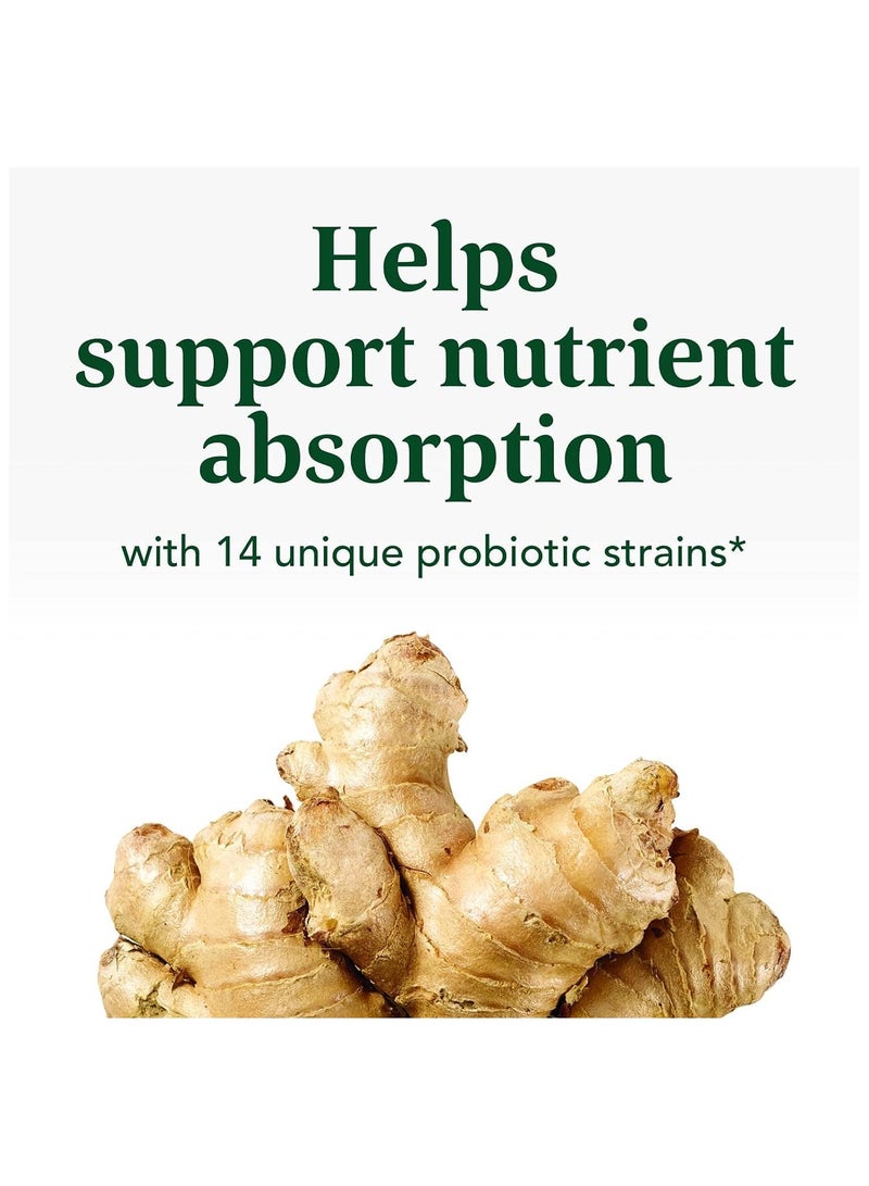 MegaFood PROBIOTIC + PREBIOTIC, BABY & ME 2,- 15 Strains 15 STRAINS With L. rhamnosus to support baby's gut health and developing immune system Dietary Supplement 60 CAPSULES / 30 SERVINGS - Image 4