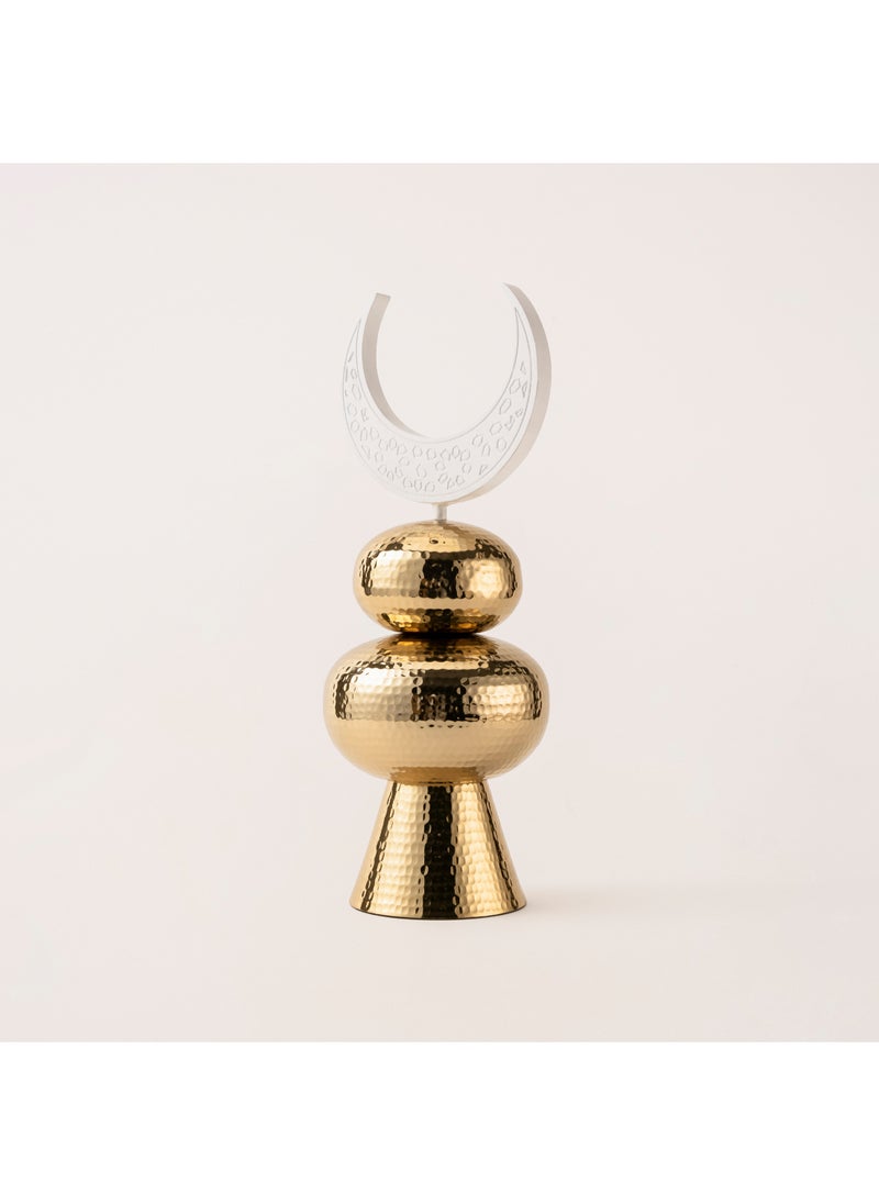 Homez - Gold metal Ramadan decoration 17*17*47 cm - Image 1