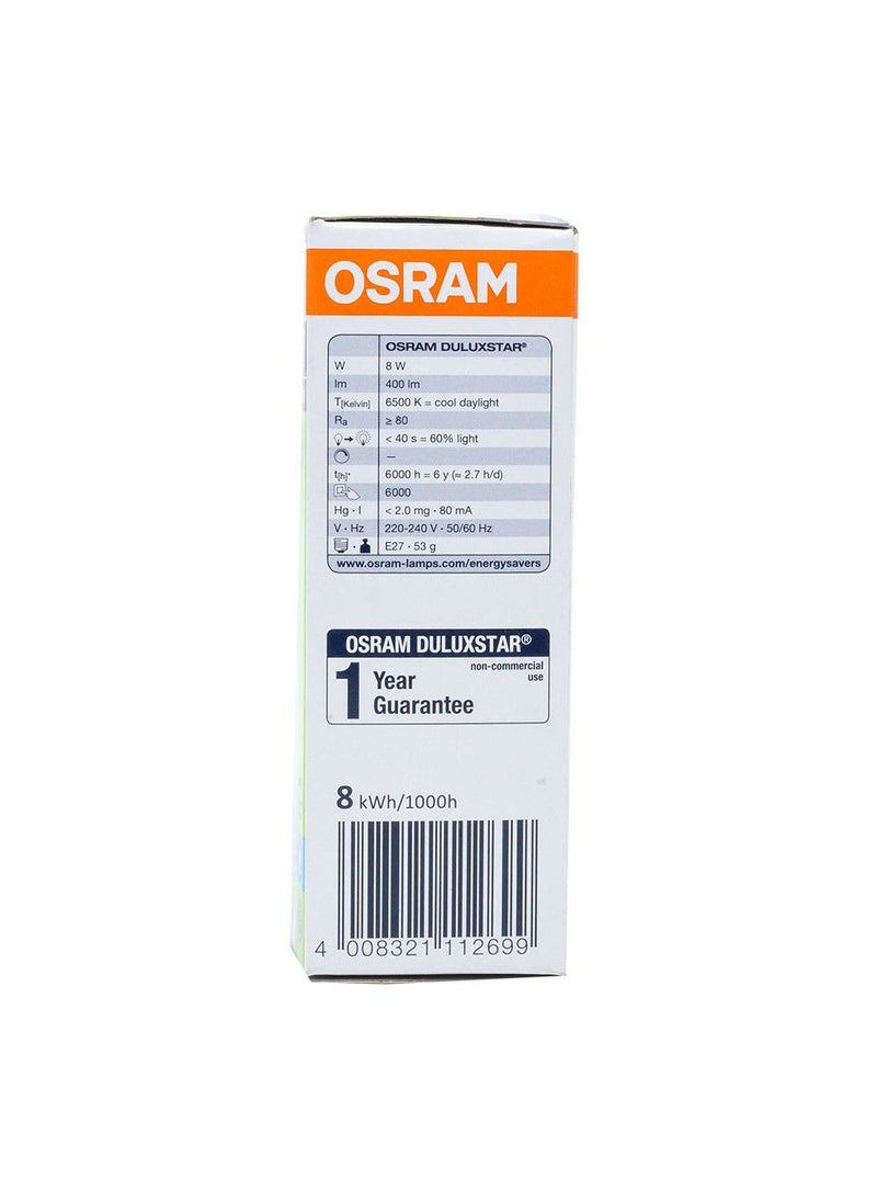 Osram مصباح ليد نهاري Osram Esl 3U 8W E27  - Image 2
