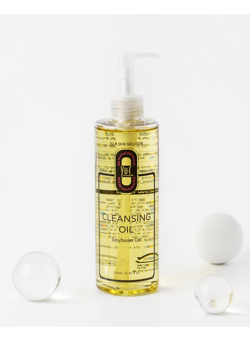 YU.R SKIN SOLUTION YU.R ME Soybean Cleansing Oil – Gentle Facial Makeup Remover & Deep Cleansing Oil - Image 4