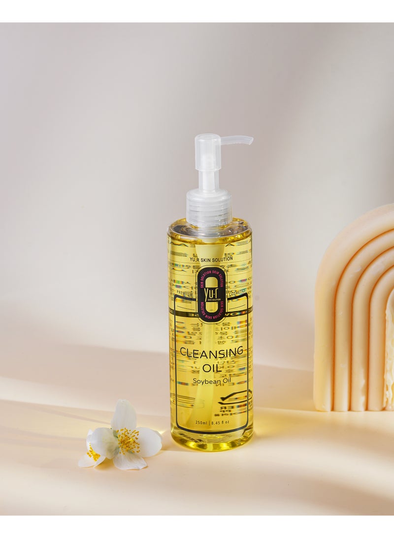 YU.R SKIN SOLUTION YU.R ME Soybean Cleansing Oil – Gentle Facial Makeup Remover & Deep Cleansing Oil - Image 5