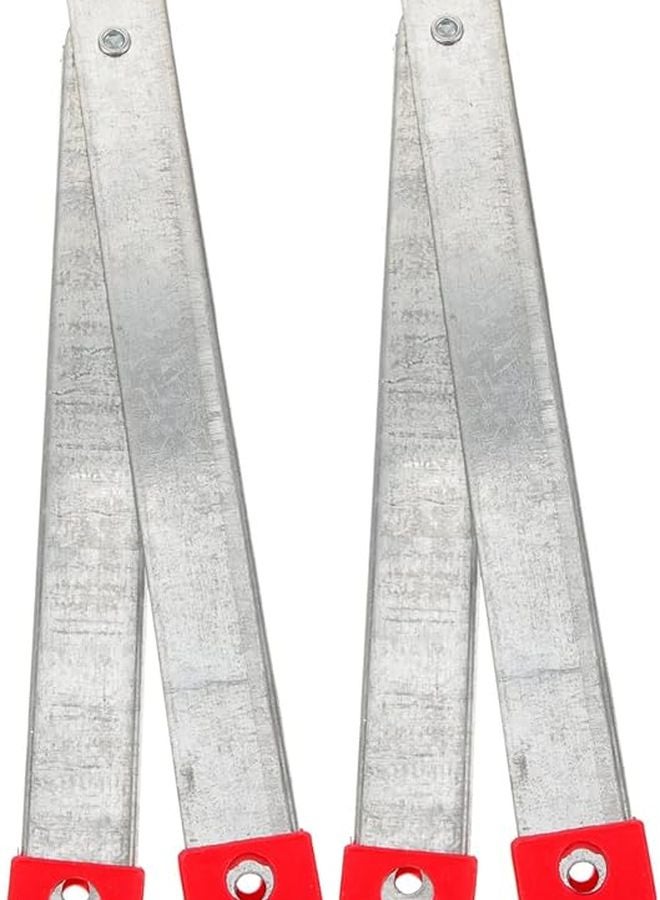 Heavy Duty 2 Pack Step Ladder Hinge Hardware Connector 12 Inch Steel - Image 1