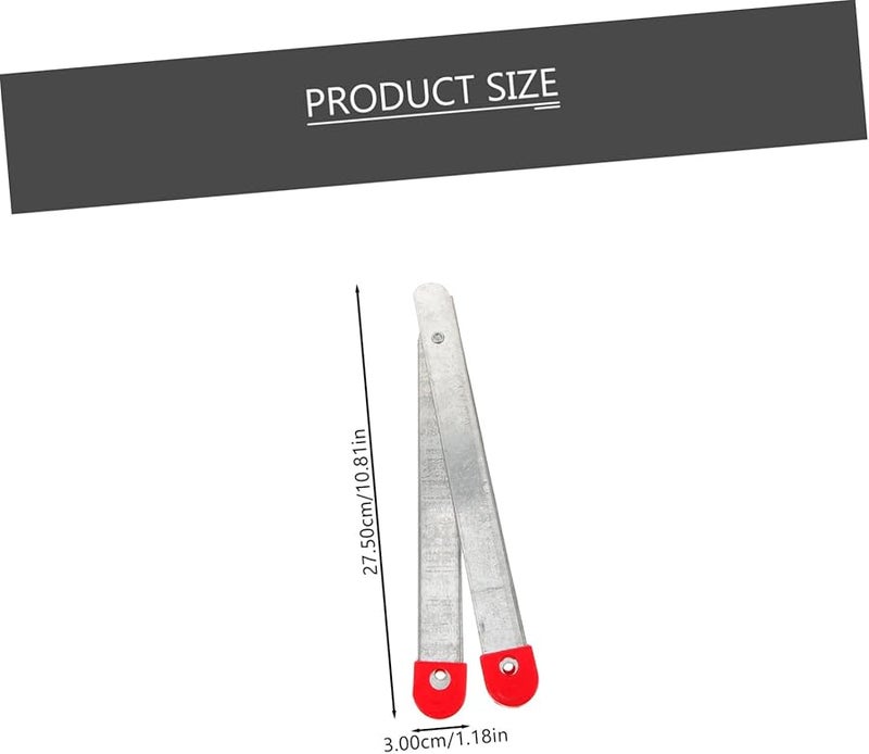 Heavy Duty 2 Pack Step Ladder Hinge Hardware Connector 12 Inch Steel - Image 3