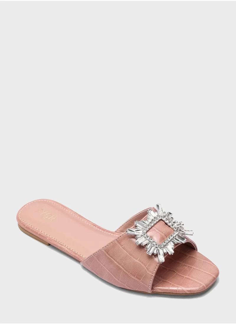 FYOR One Strap Flat Sandals