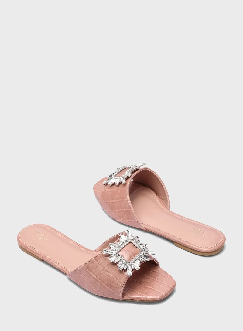 FYOR One Strap Flat Sandals