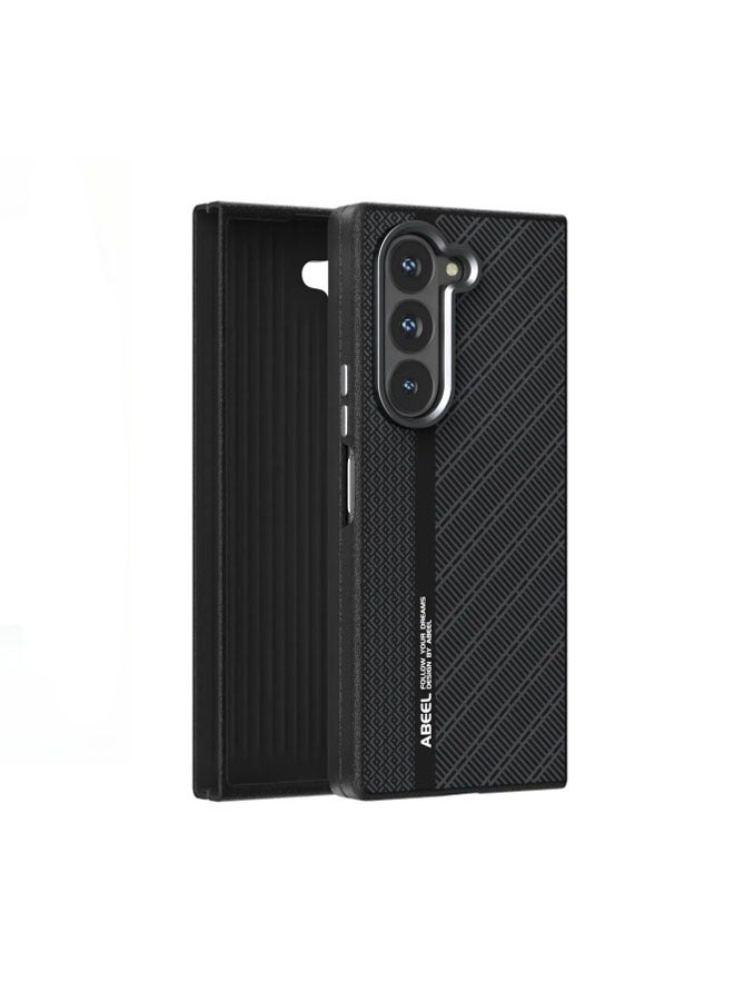 general Kevlar carbon fiber pattern is suitable for Samsung Z Fold 5 folding screen mobile phone case anti-fall protective cover - Image 2