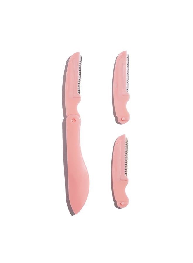 Mcobeauty Super Smooth Facial And Brow Razor For Women 3 Pc - Image 1