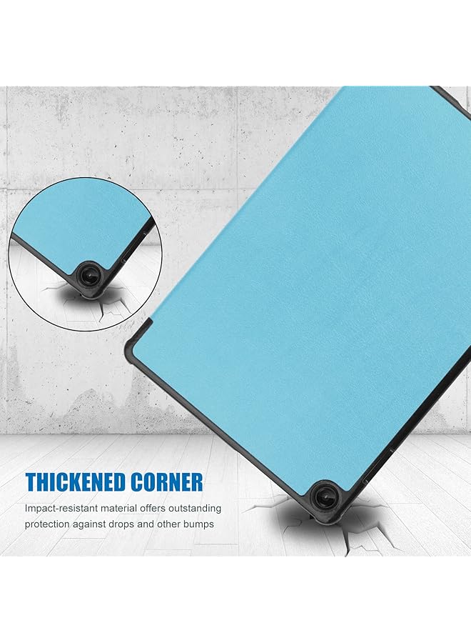 Procases For Lenovo Tab M10 Case 10.1 Inch 2022 3Rd Gen Slim Light Cover Trifold Stand Hard Shell Folio Smart Protective Case For Lenovo Tab M10 10.1 Inch Tb328Fu Tb328Xu With Auto Sleep Wake–Skyblue - Image 5