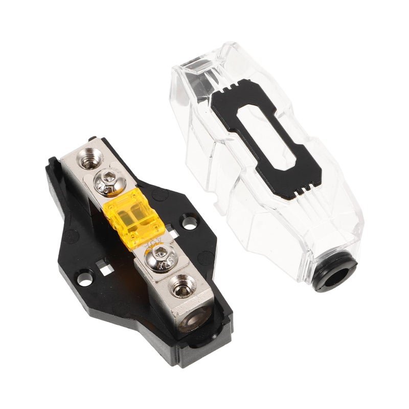 Automotive 32V Amplifier Fuse Holder Car Audio Circuit Breaker Distribution Block Size 8X4 3X3CM - Image 2