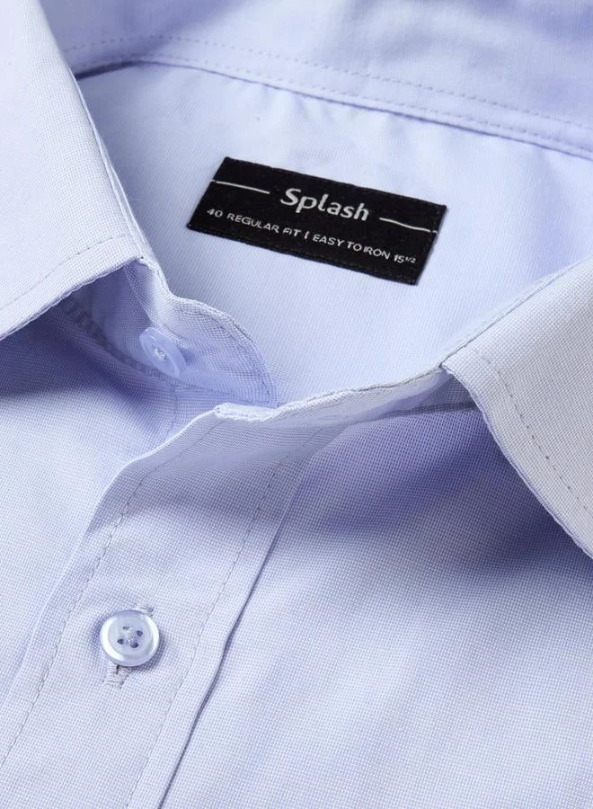 Splash FAV Men Regular Fit Collared Philaphil Long Sleeve Shirt