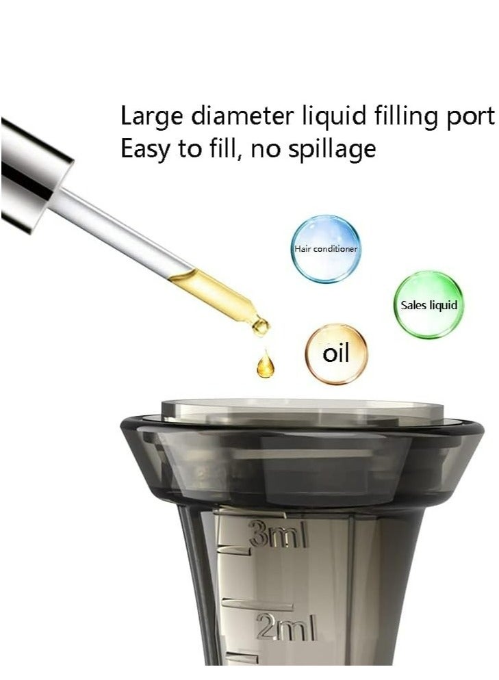 إسكدنيا أداة تدليك فروة الرأس المحمولة لمصل العناية بالشعر والزيت - تحفز نمو الشعر وتخفف التوتر باستخدام مشط سائل صغير - Image 3