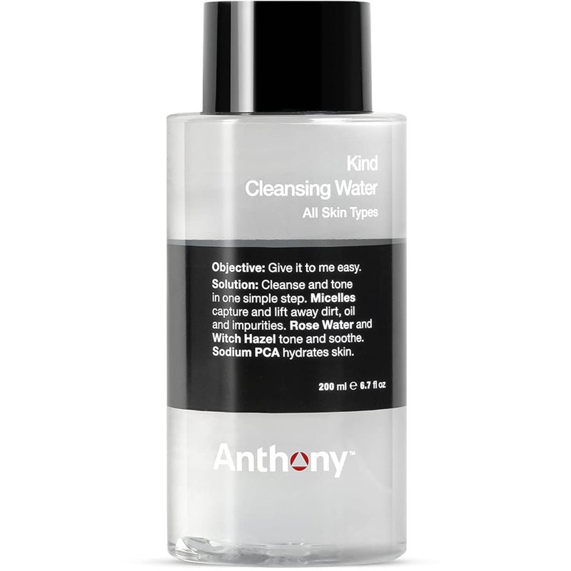 Anthony Witch Hazel Toner for Face, Kind Cleansing Water with Rose Water to Tone and Soothe, Sodium PCA to Hydrate Skin, Micelles to Remove Excess Oil and Impurities, Refreshes and Purifies, 6.7 Fl Oz - Image 1