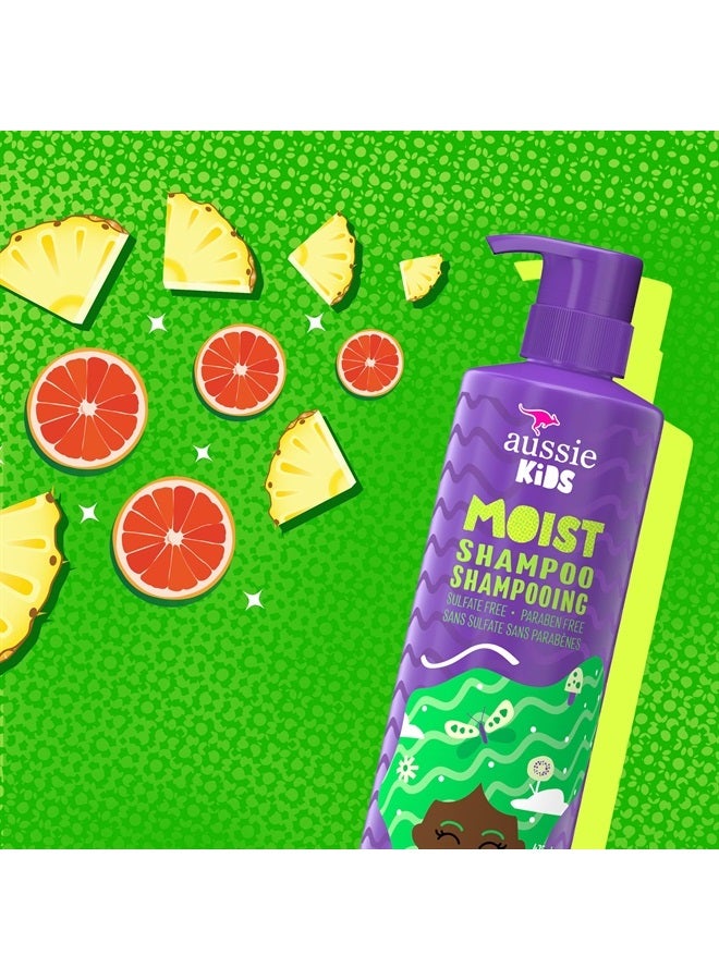 Aussie Kids Shampoo, Conditioner, and Detangler Bundle, Sulfate Free and Paraben Free, Shampoo and Conditioner 16 fl oz each, Spray 8 fl oz - Image 4