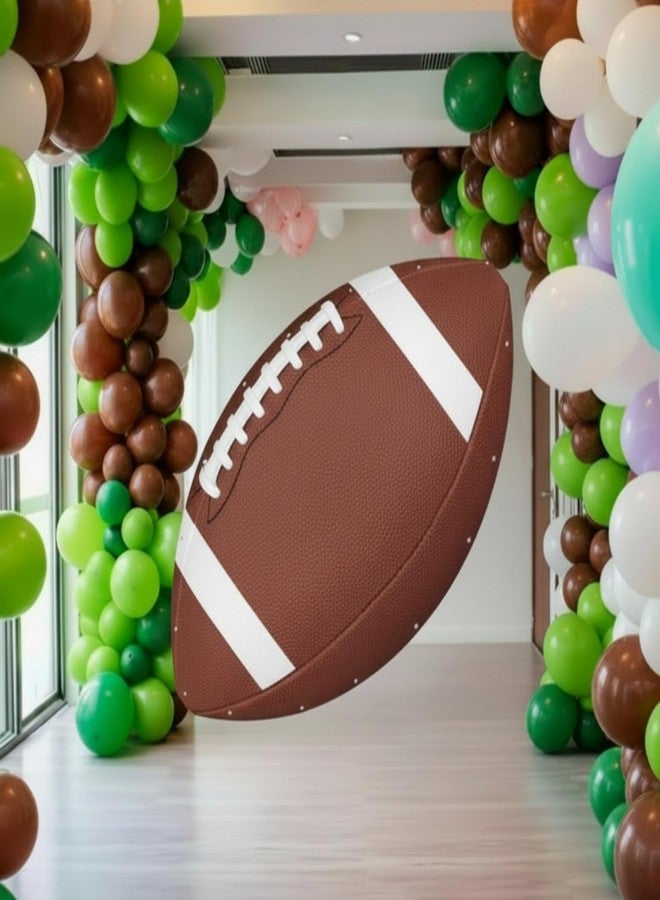 Moukeren 79 Inch Football Banner Party Decorations Large Hanging Sport Themed Party Backdrop for Sports Theme Birthday Decor Photo Supplies - Image 1