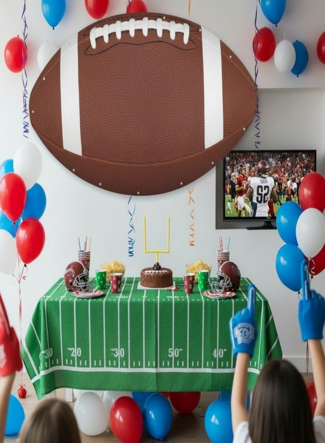 Moukeren 79 Inch Football Banner Party Decorations Large Hanging Sport Themed Party Backdrop for Sports Theme Birthday Decor Photo Supplies - Image 5