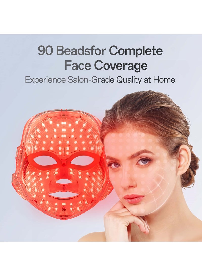Angola Panda Convenient 7-LED color optical whitening face mask, acne treatment, wrinkle relief, refined pores, wireless, beauty mask - Image 2