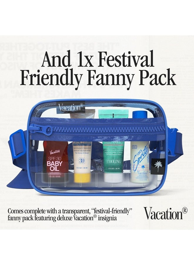 Vacation Sun Belt Sampler, Includes Baby Oil SPF 30 (1 Fl. Oz.), Super Spritz SPF 50 Face Mist (1 Fl. Oz.), Classic Lotion SPF 30 (1 Fl. Oz.), After Sun Gel (1 Fl. Oz.),“Festival Friendly” Fanny Pack - Image 4