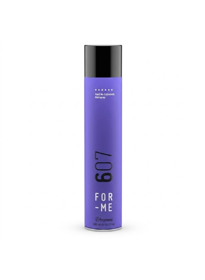 Framesi Morphosis For-Me 607 Hold Me Extremely Hairspray 500ml | Professional Extra-Strong Hairspray - Image 1