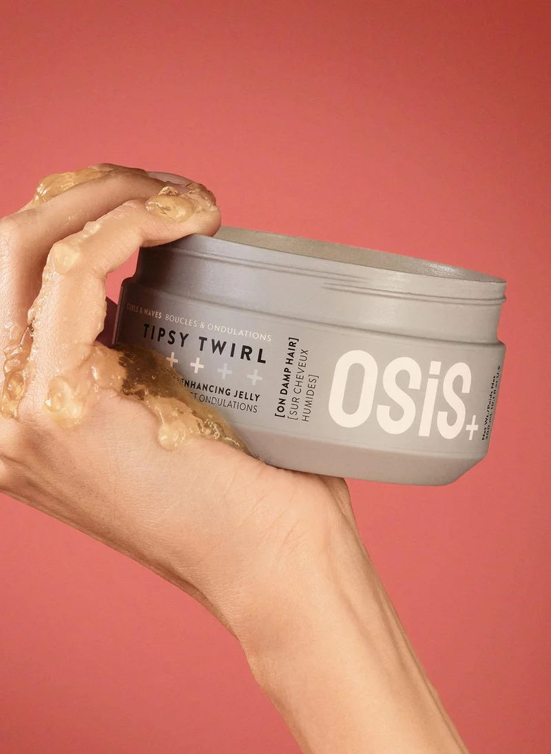 Schwarzkopf Professional  Osis Tipsy Twirls Texture Enhancing Curl Jelly - Medium Hold - 300ml  | Best Price UAE