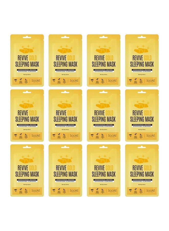 SOOAE Soo Ae Sleeping Mask, Revive Gold, 12 Count - Image 1