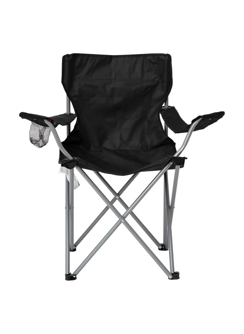 Bisbell Portable Folding Camping Chair with Armrest & Cup Holder | Large Outdoor Sports & Fishing Chair | Model BB3102 - Image 1