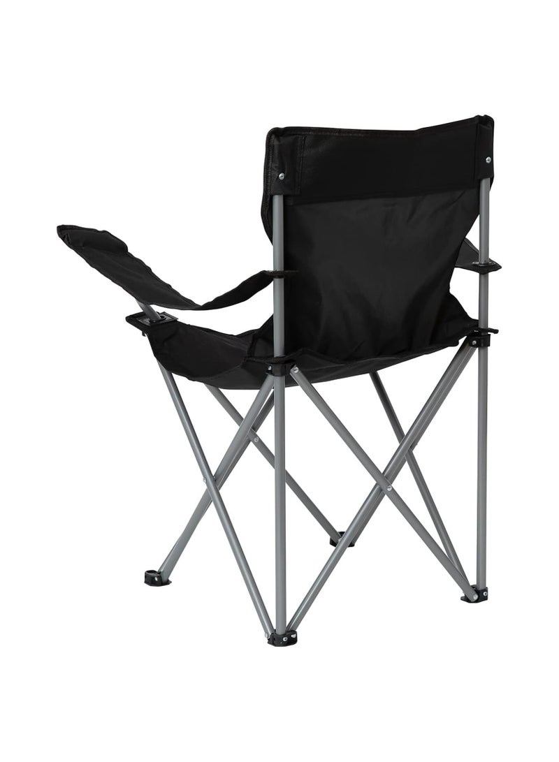 Bisbell Portable Folding Camping Chair with Armrest & Cup Holder | Large Outdoor Sports & Fishing Chair | Model BB3102 - Image 4