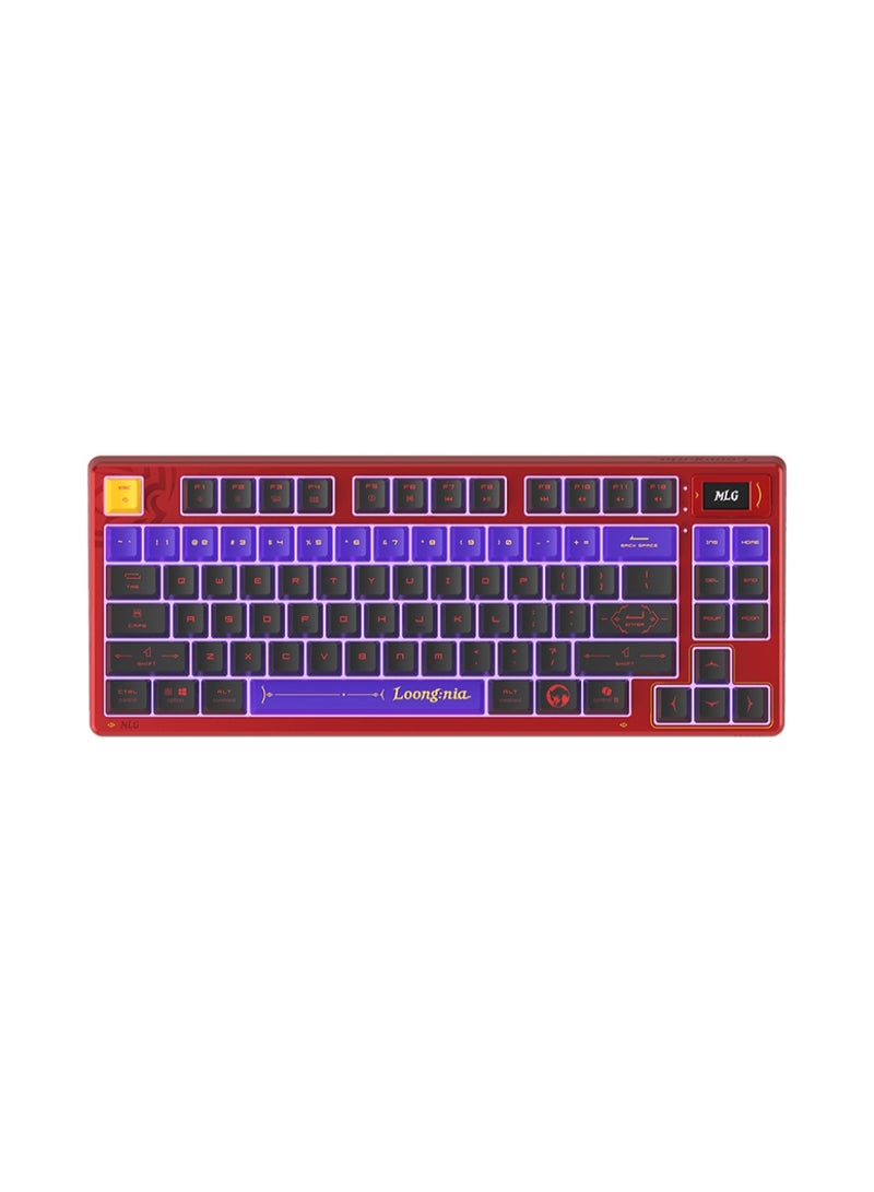 MSI FORGE TKL Wireless MLG Edition Mechanical Gaming Keyboard, 83-Key TKL, Tri-Mode Wireless, Hot-Swap Linear Switches, PBT Keycaps, RGB, Gasket Mount, Smart Display | S11-43CEW01-HH9 - Image 2