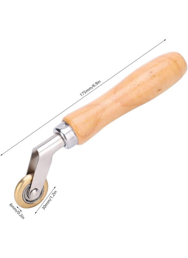 klarako - Welding Handheld Roller Waterproof Membrane Material Corner Seam Brass Press Wheel Roller Hand DIY Tool - Image 1