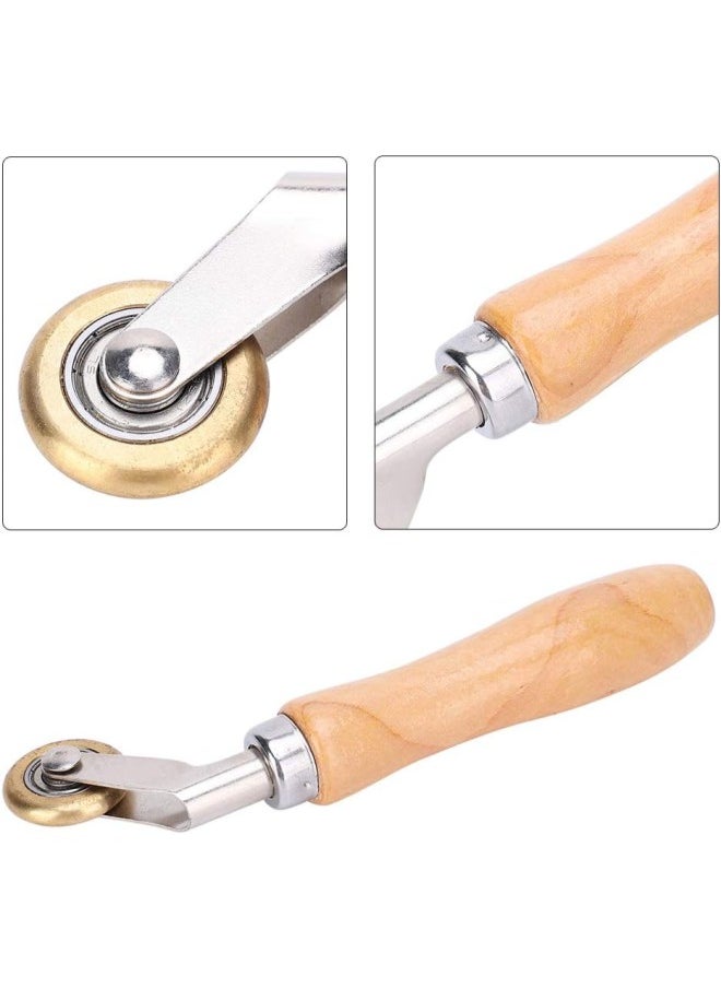 klarako - Welding Handheld Roller Waterproof Membrane Material Corner Seam Brass Press Wheel Roller Hand DIY Tool - Image 1