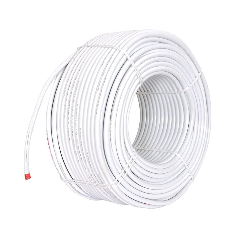 GVD FR PVC 3 Core 05MM flexible Copper wire for Home Domestic Industrial Electric Wiring White 20 Meter - Image 2