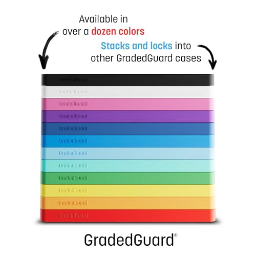 GradedGuard Graded Card Guard Case for Standard BGS Slab Case | Multiple Colors | Soft Touch Matte Finish | Stackable | Made to Fit BGS | Two Piece TPU and PC Design. (Red) - Image 3