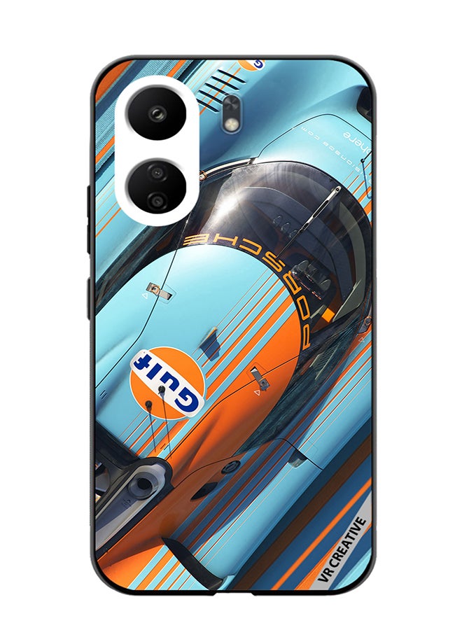 VR CREATIVE Protective Case Cover For Xiaomi Redmi 13C Porsche Gulf Design Multicolour - Image 1