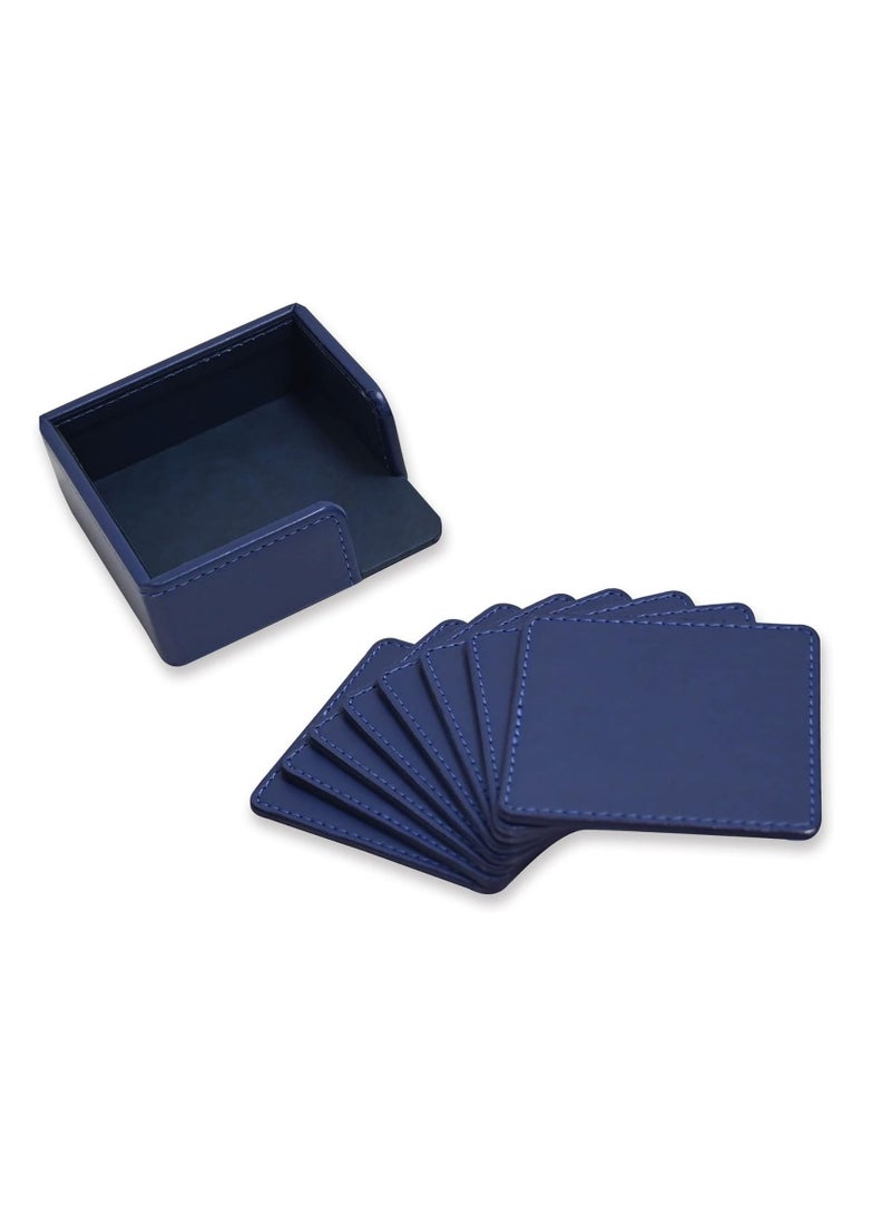 FIS طقم مكتب تنفيذي من FIS، مصنوع من مادة البولي يوريثان الإيطالية، مكون من 8 مجموعات، باللون الأزرق - FSDSEX201BL - Image 4