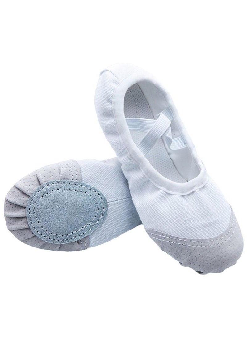Generic - Soft Bottom Dance Shoes Ballet Yoga Shoes Children Dancing Shoes White Color - Image 1
