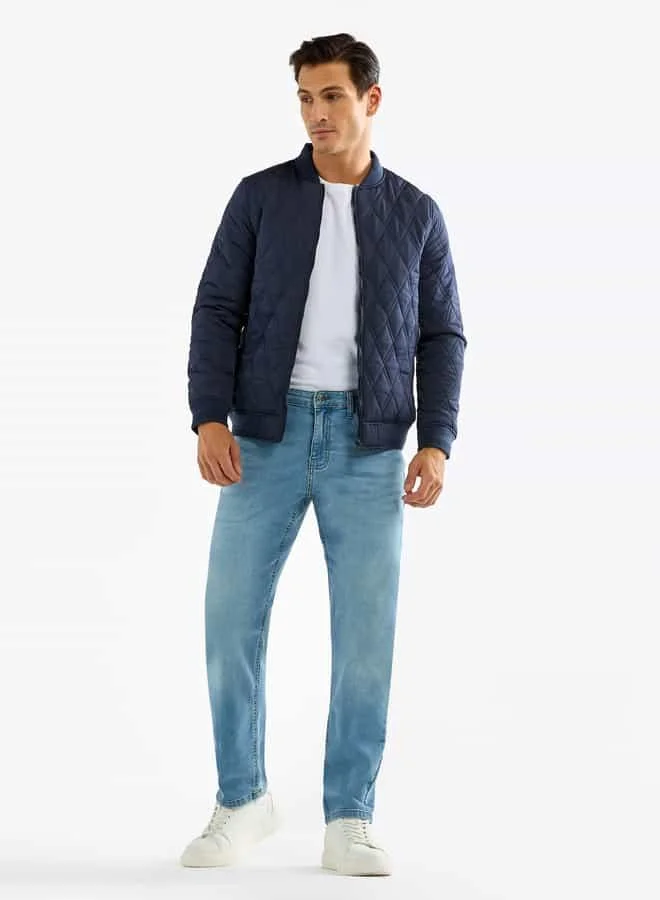 Splash FAV Solid Jacket with Long Sleeves and Zip Closure