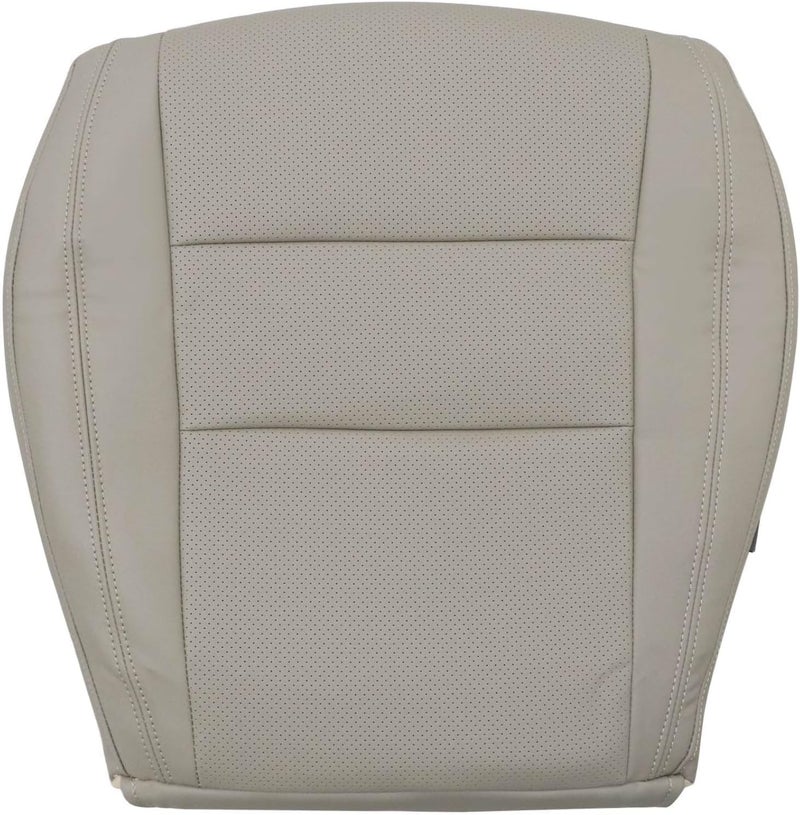 Priprilod Tan Perforated Leather Driver Side Bottom Replacement Seat Cover for Jeep Grand Cherokee (2011-2016) - Image 1