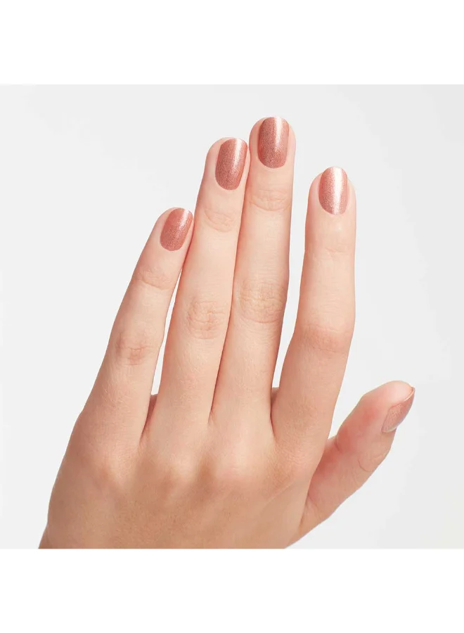 أو بي آي طلاء أظافر كلاسيكي - يستحق بنة جميلة، ذهبي معدني،  مل