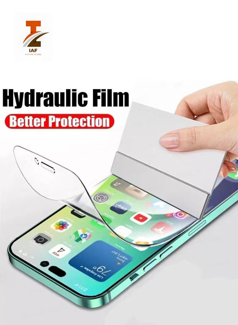 إيف واقي شاشة هيدروجيل شفاف لهاتف آيفون 14 ماكس