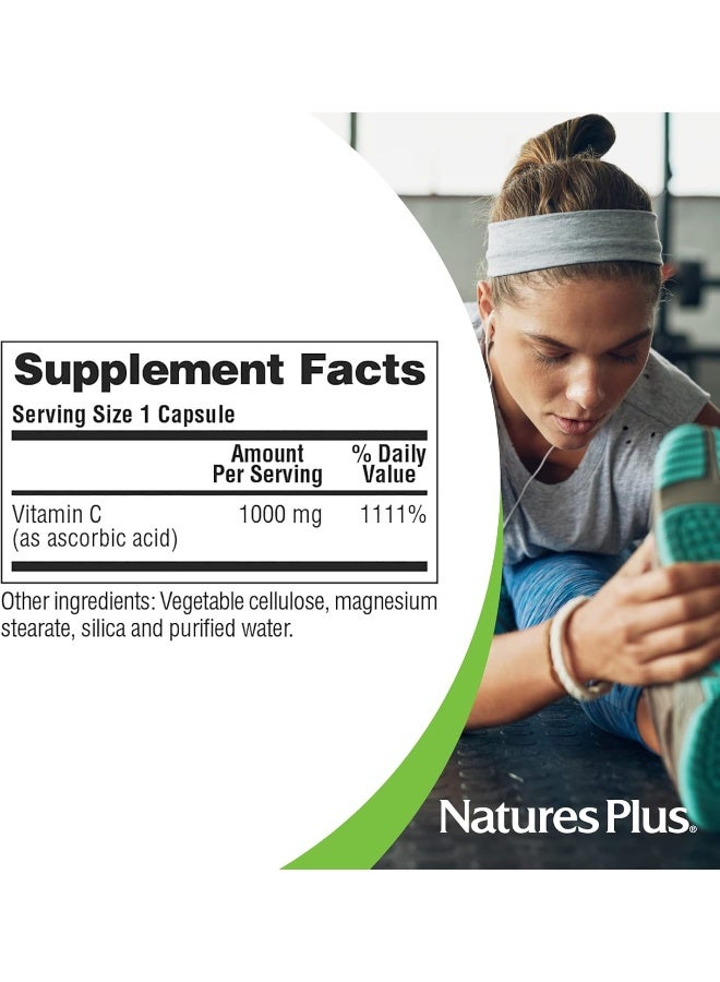 Nature's Plus Vitamin C Caps 90 Caps, 1000 Mg - Image 1