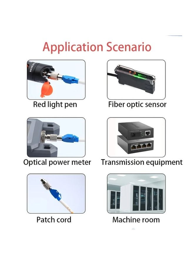 5pcs LC UPC Female To FC UPC Male Single Mode Fiber Optic Adapter OS2 Compatible - Image 5