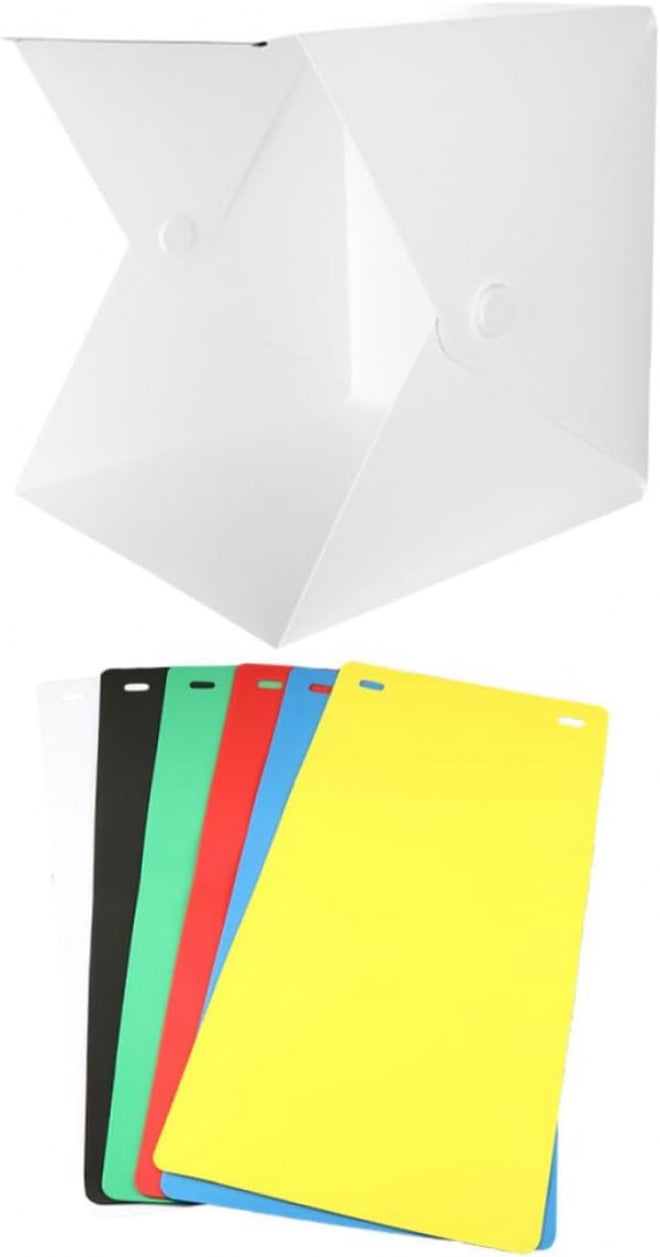 Standard fit Portable Mini Photography Light Box Tent with LED Adjustable Brightness, 30cm Foldable Shooting Studio with 6 Color Backdrops for Product Photo and Video General compatible practical design Classified organized storage Integrated local logistics Narrow & wide space compatible Remote area delivery Multiple sizes Custom sizing alternatives Odor resistant Systematic nationwide ship Different assemble options Global production standard crafted Easy lifting build Storage & transit friendly Updated modern design Cost saving design picks Wide range expanded design Condition adaptive build Local available supply Pre-sale confirmed stock Field tested quality Upgraded general grade quality All environment compatible Easy daily handling design Integrated practical design - Image 1