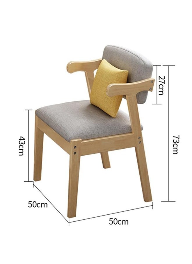MLADEN - Kids Study Chair Rubber Wood Height Adjustable Dining Chair/Office Chair/Leisure Chair - Image 1
