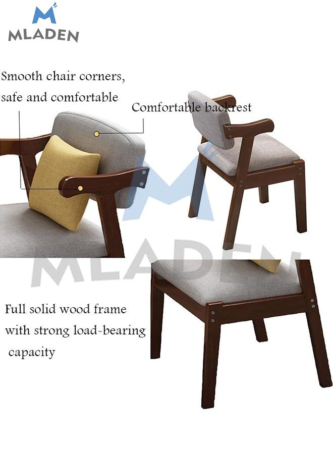 MLADEN - Kids Study Chair Rubber Wood Height Adjustable Dining Chair/Office Chair/Leisure Chair - Image 1