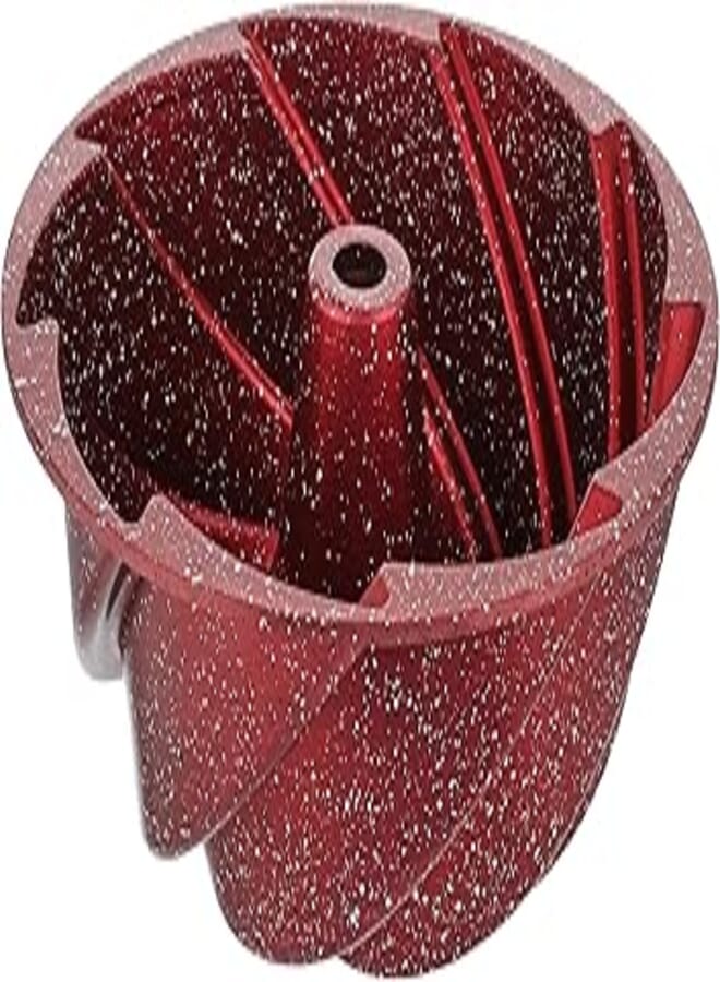 New Ellara Turkish Granite Spiral Cake Mold, Orange
