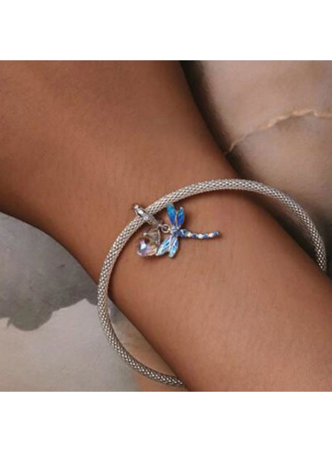 MEETCCY Butterfly Ladybug Cat Bird Charm 925 Sterling Silver Animal Charms for Pandora Charm Bracelet (Dragonfly Charm) - Image 3