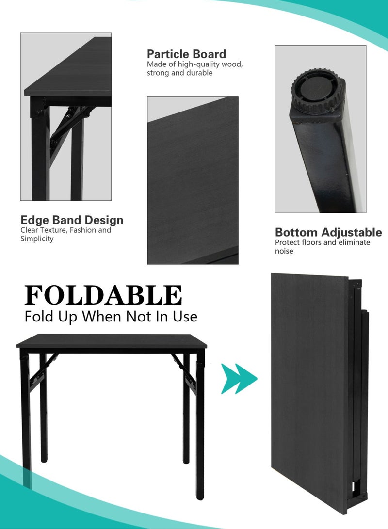 Meishida Folding Desk Adjustable Computer Table Picnic Table Compact Table for Home Office - Image 2