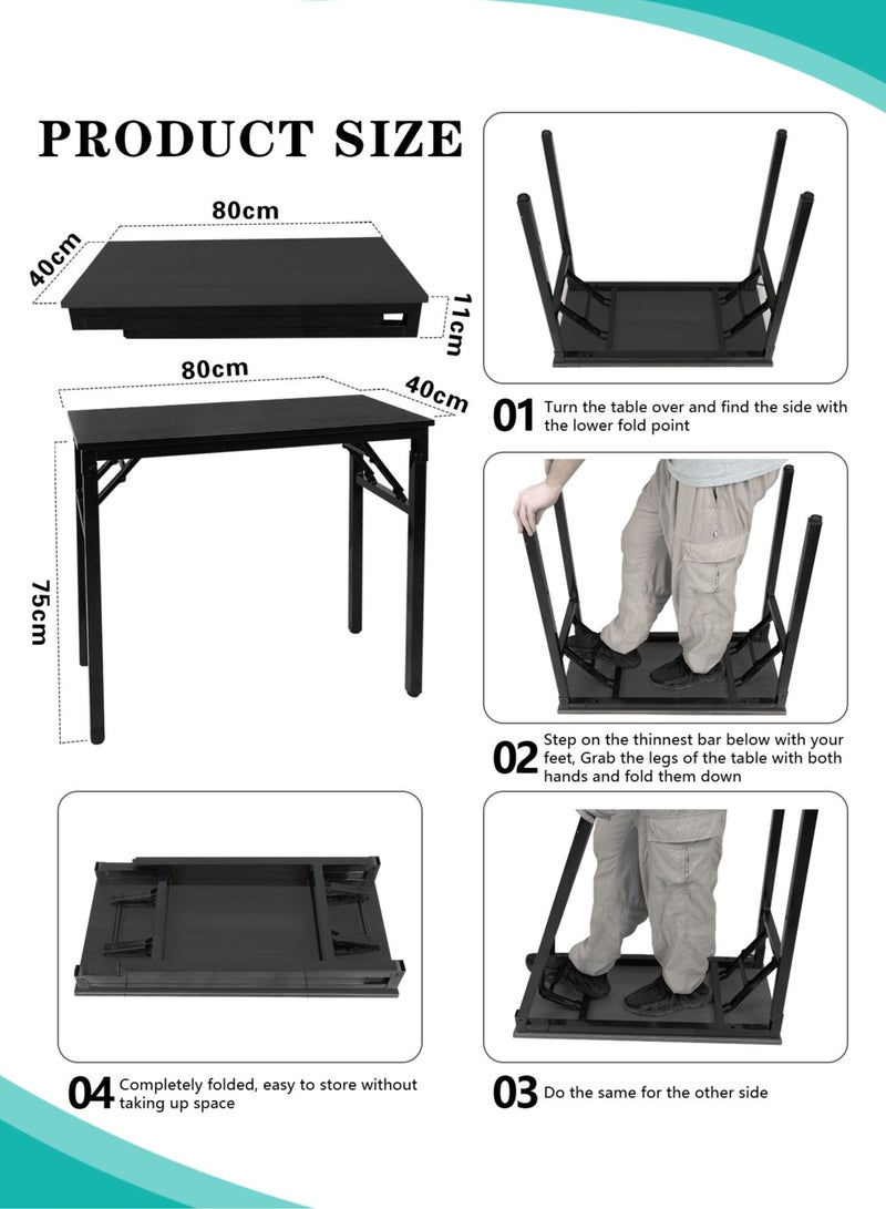 Meishida Folding Desk Adjustable Computer Table Picnic Table Compact Table for Home Office - Image 3