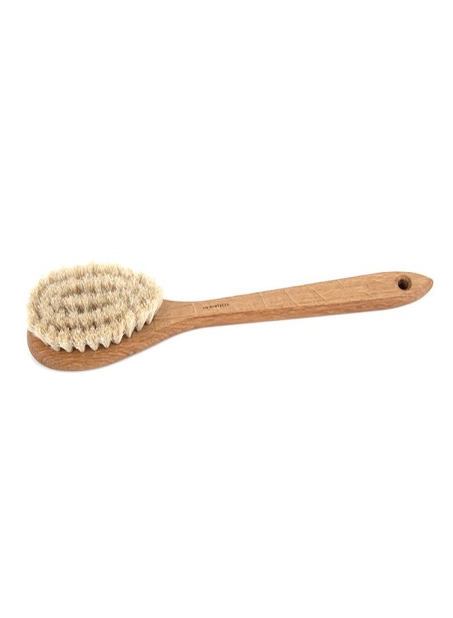 Iris Hantverk Oak and Horse Hair Bath Brush with Handle - Image 1